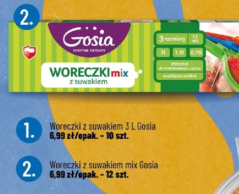 Woreczki z suwakiem mix promocja w POLOmarket