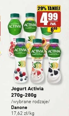 Jogurt pitny Activia Danone 270 g-280 g promocja w API Market