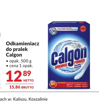 Odkamieniacz do pralek Calgon promocja w Makro