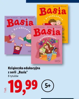 Książeczka edukacyjna z serii Basia promocja w Lidl