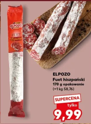Fuet hiszpański promocja w Kaufland