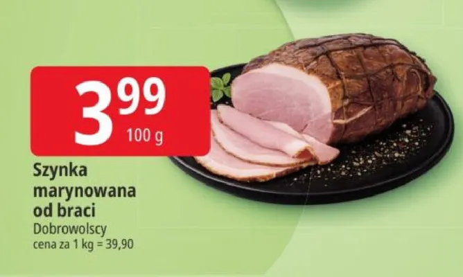 Szynka marynowana od braci promocja w Leclerc
