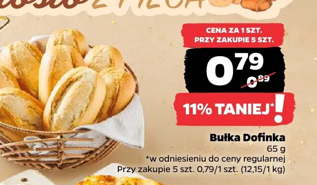 Bułka Dofinka promocja w Netto
