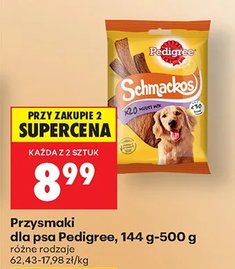 Przysmaki dla psa Schmackos promocja w Biedronka