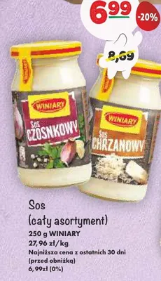 Sos (cały asortyment) promocja w Arhelan