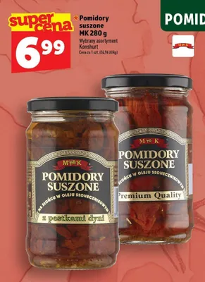 Pomidory suszone z pestkami dyni MK promocja w TOPAZ