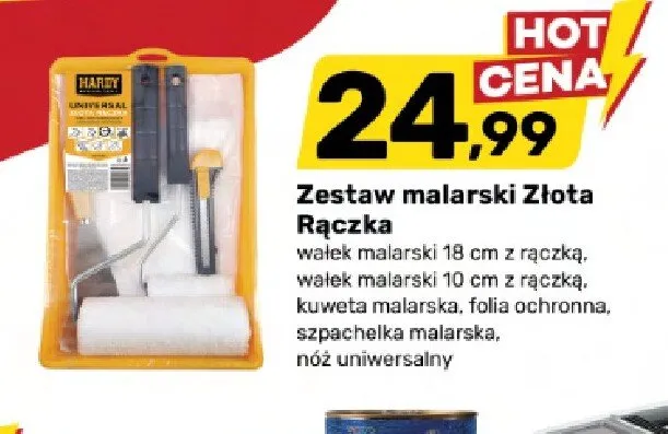 Zestaw malarski Hardy Złota Rączka promocja w Bricomarche