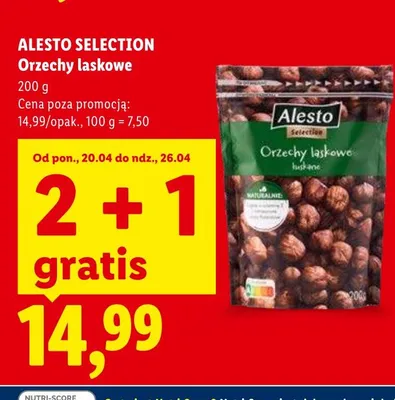 Orzechy laskowe promocja w Lidl