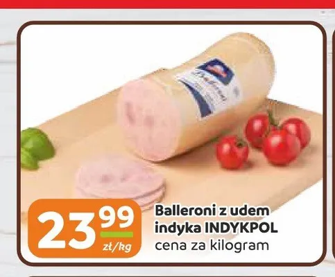 Wędlina Balleroni z udem indyka Indykpol promocja w Gama