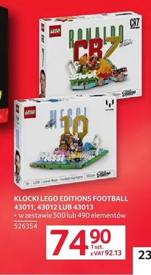 Klocki LEGO Editions Football 43011 promocja w Selgros
