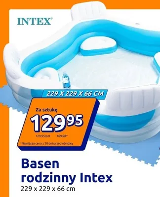 Basen rodzinny Intex promocja w Action