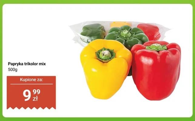 Papryka trikolor mix promocja w Dino