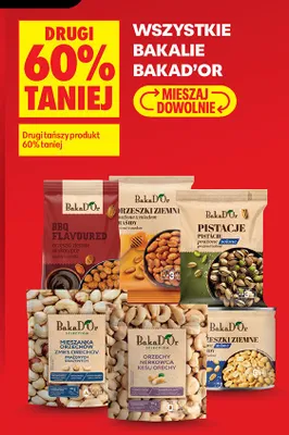 Orzeszki ziemne smażone i solone Bakad'Or promocja w Biedronka