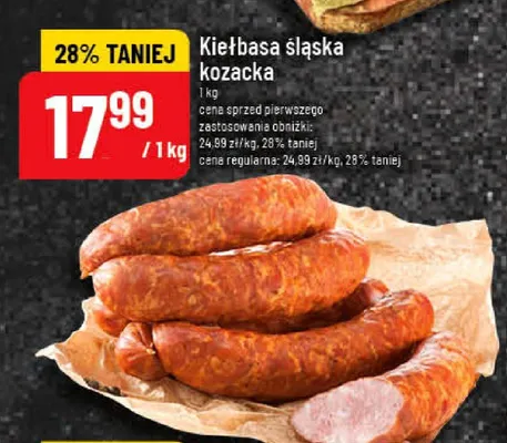 Kiełbasa śląska kozacka promocja w POLOmarket