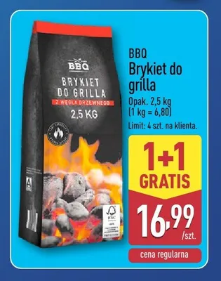 Brykiet do grilla BBQ promocja w Aldi