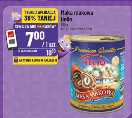 Maka makowa Helio promocja w POLOmarket