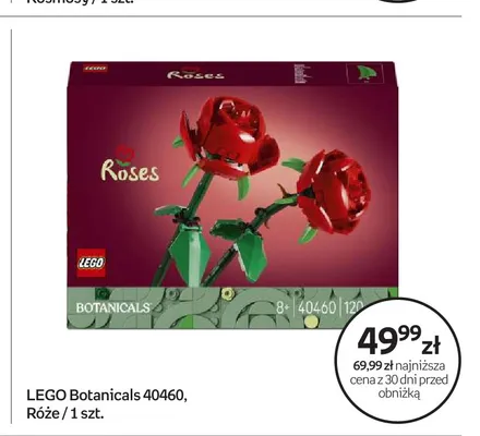 Klocki LEGO Botanicals 40460 Róże promocja w Empik