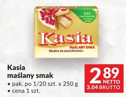 Kasia maślany smak promocja w Makro