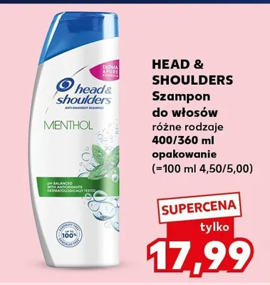 Szampon do włosów różne rodzaje promocja w Kaufland