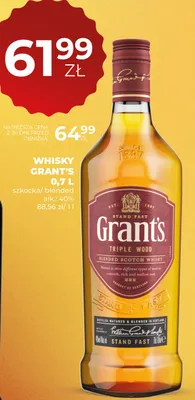 Whisky Grant's Triple Wood szkocka blended promocja w Duży Ben
