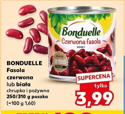 Fasola biała chrupka i pożywna Bonduelle promocja w Kaufland