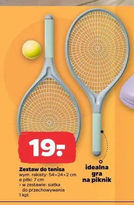 Zestaw do tenisa Netto promocja w Netto