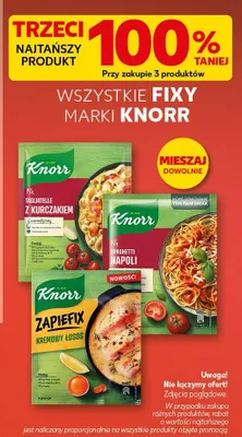Fix Tagliatelle z kurczakiem promocja w Kaufland