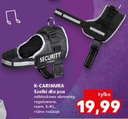 Szelki dla psa odblaskowe elementy, regulowane, rozm. S-XL, różne rodzaje promocja w Kaufland