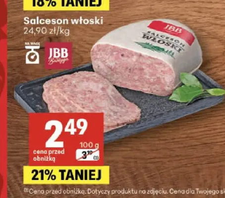 Salceson włoski promocja w Delikatesy Centrum
