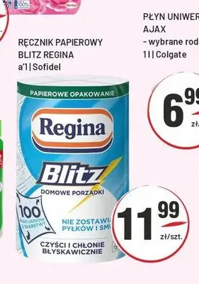Ręcznik papierowy Blitz Regina promocja w Sedal