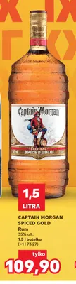 Rum Captain Morgan Spiced Gold 35% promocja w Kaufland