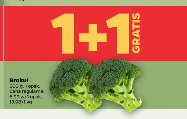 Brokuł promocja w Netto