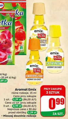Aromat różne rodzaje promocja w Dino