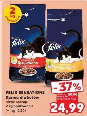 Karma dla kotów różne rodzaje promocja w Kaufland