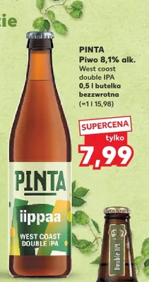 Piwo West Coast Double IPA Pinta lippaa promocja w Kaufland