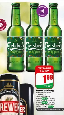 Piwo Carlsberg promocja w Dino