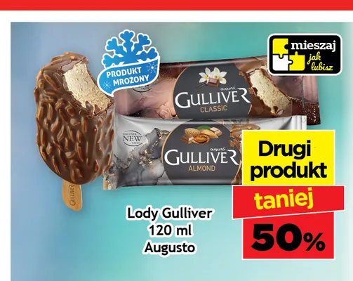 Lody Gulliver Almond Augusto promocja w Gram Market