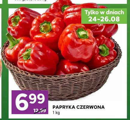 Papryka czerwona promocja w Stokrotka