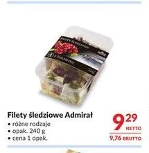 Filety śledziowe Admirał promocja w Makro