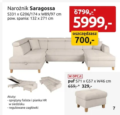 Puf Saragossa promocja w Black Red White