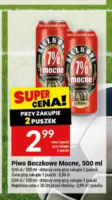 Piwo Beczkowe Mocne promocja w Twój Market
