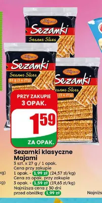 Sezamki klasyczne Majami promocja w Dino