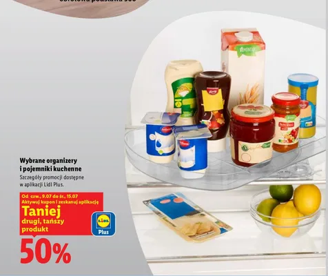 Organizery i pojemniki kuchenne promocja w Lidl