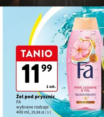 Żel pod prysznic FA promocja w Intermarche