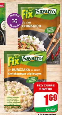 Fix Savarro do kurczaka w sosie śmietanowo-ziołowym promocja w Dino