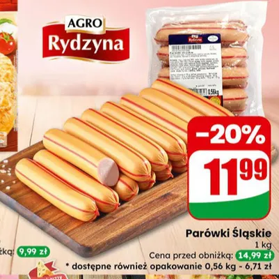 Parówki śląskie  promocja w Dino