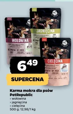 Karma mokra dla psów PetRepublic promocja w Netto
