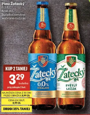 Piwo Žatecký Světlý Ležák promocja w Delikatesy Centrum