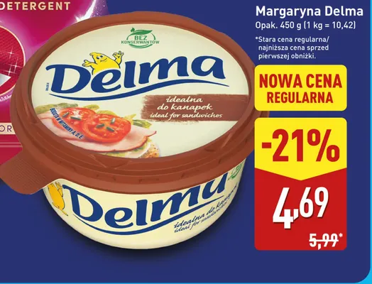 Margaryna Delma promocja w Aldi