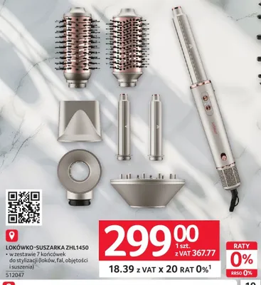 Lokówko-suszarka ZHL1450 promocja w Selgros